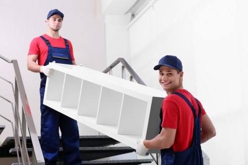 Staff member reviewing safety procedures at Selfstorage Kensington