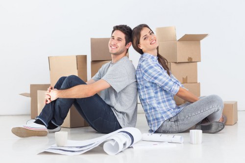 Moving van suited for narrow streets and apartment access in Kensington