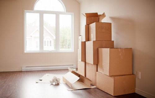 Packed storage unit ready for move-in in Kensington